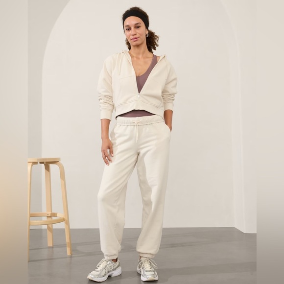 Athleta Pants - NWT - Athleta Recover Cozy Joggers Fleece Lounge Pants Soft Plush Comfy